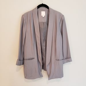 Lauren Conrad Periwinkle 3/4 Sleeve Blazer…